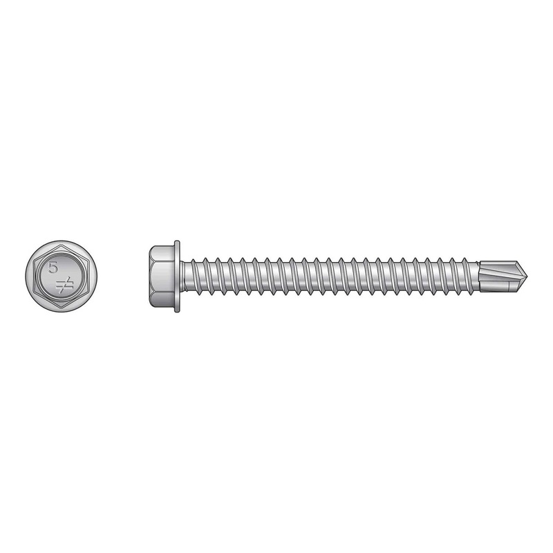 Simpson T12200HDUC Strong-Tie Self-Drilling Hex-Washer Head Screw (100 Pack)