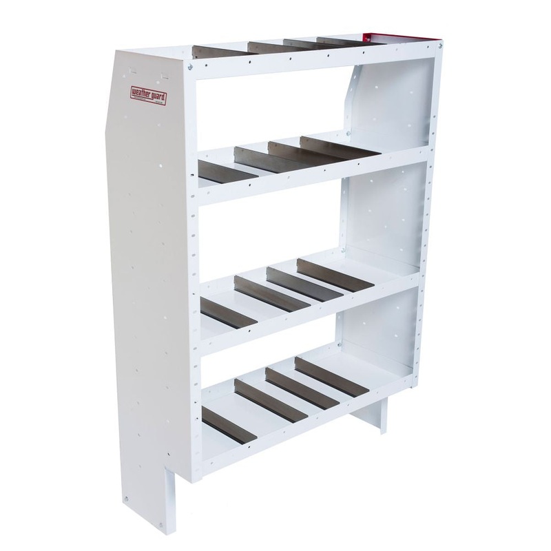 WeatherGuard 9364-3-03 Heavy Duty Adjustable 4 Shelf Unit, 60 x 42 x 16