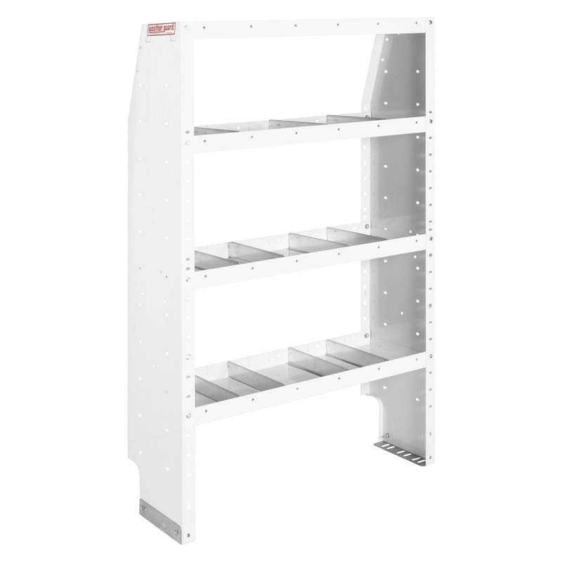 WeatherGuard 9373-3-03 Adjustable 4 Shelf Unit, 60 x 36 x 13.5