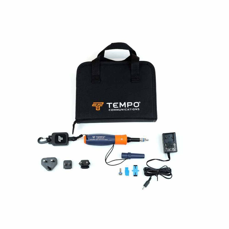 Tempo FIP100 Kit – LC/UPC Fiber Inspection Probe Kit, LC/UPC