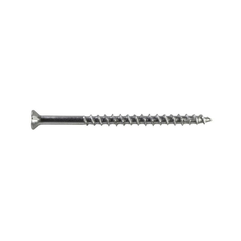 Simpson T08162WP-RP15 Titen HD Deck-Drive DWP Wood SS Screw #8 x 1-5/8 T20 Flat Head Type 316 (15 Pack)
