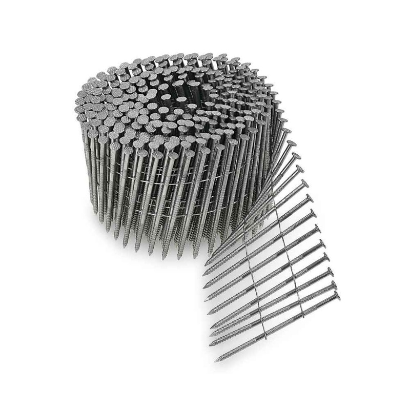 Simpson T13A175SNJ Strong-Tie 15 Degree Wire Coil Full Round Head Ring-Shank Siding Nails (1800 Pack)