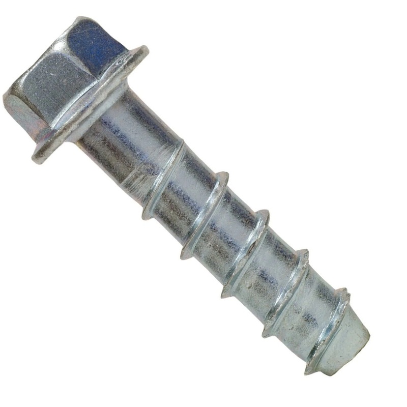 Simpson THD37134H Titen HD 3/8 x 1 3/4 Screw Anchor Zinc Plated (50 Pack)